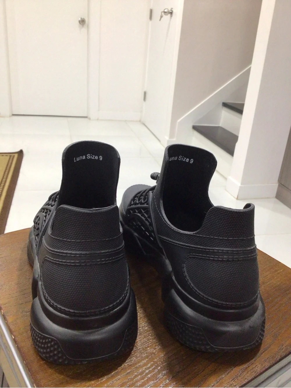 Henry Ferrera All-Black Slip-On Athletic Sneakers